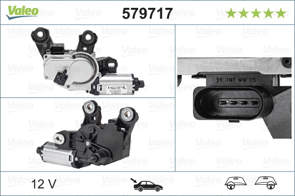 VALEO 579717 Motore tergicristallo-Motore tergicristallo-Ricambi Euro